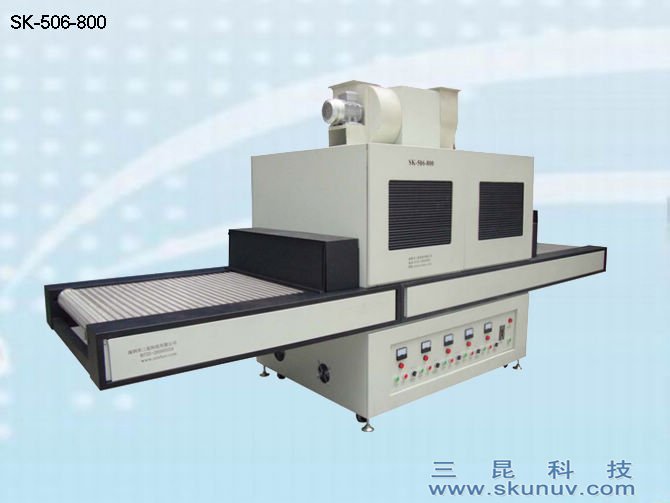 五組燈UV機塑膠、五金外殼全方位UV油漆固化SK-